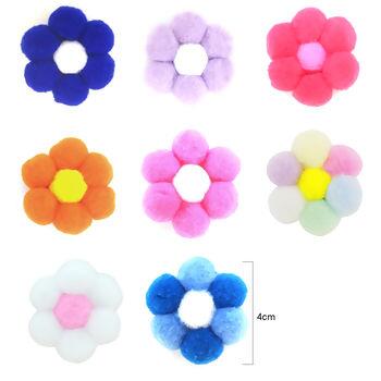 pompomflor diversas cores poliester